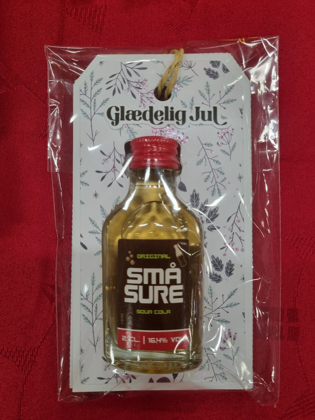 Til og fra kort med små flasker (sælges kun til forudbestilling)