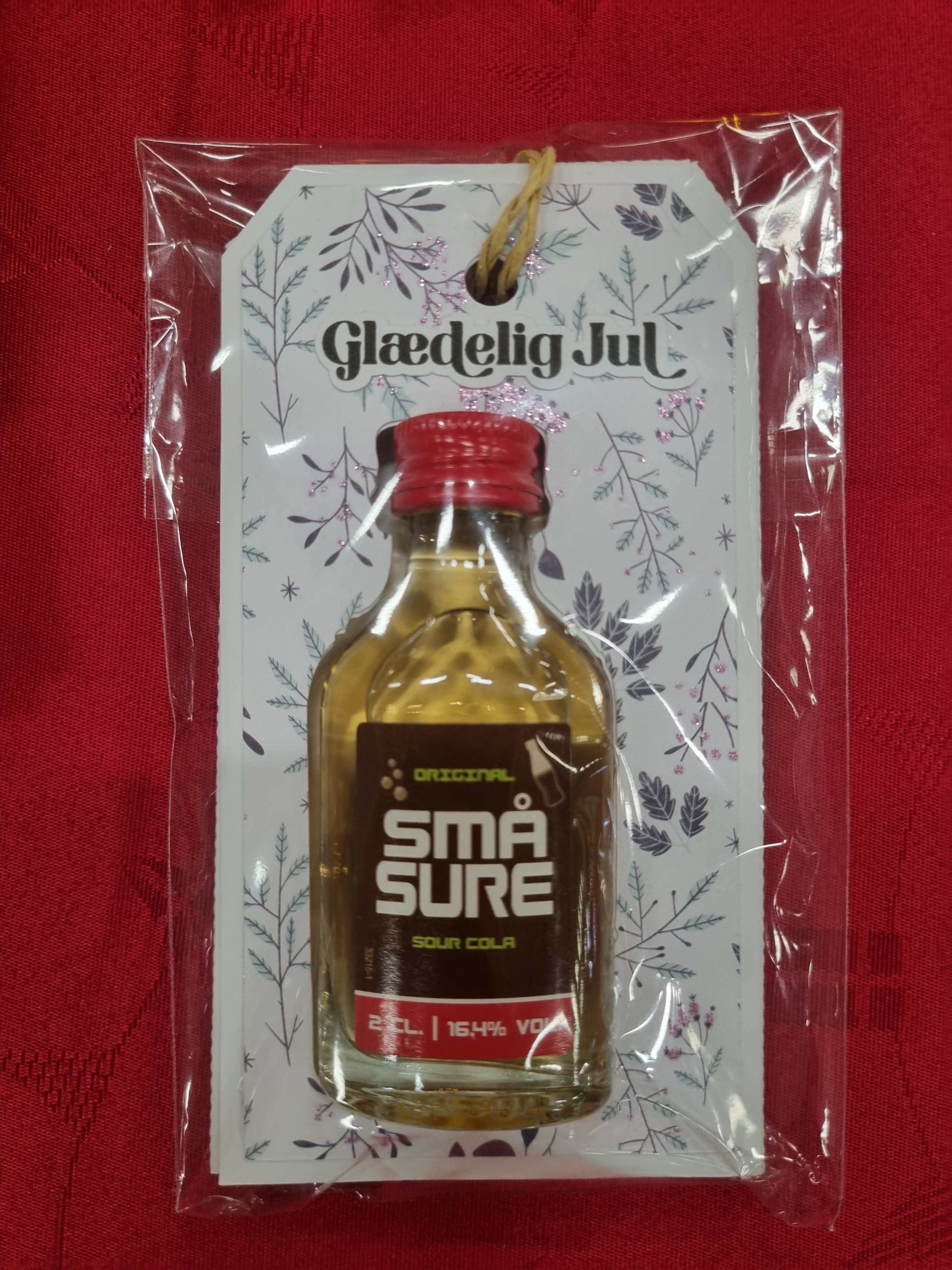 Til og fra kort med små flasker (sælges kun til forudbestilling)