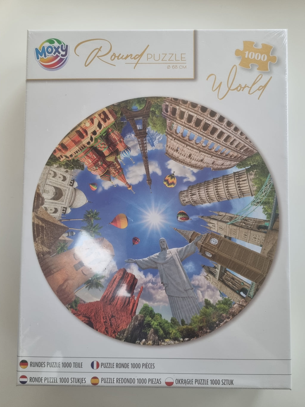 Den alternative mandelgave - 1000 brikker puslespil, World