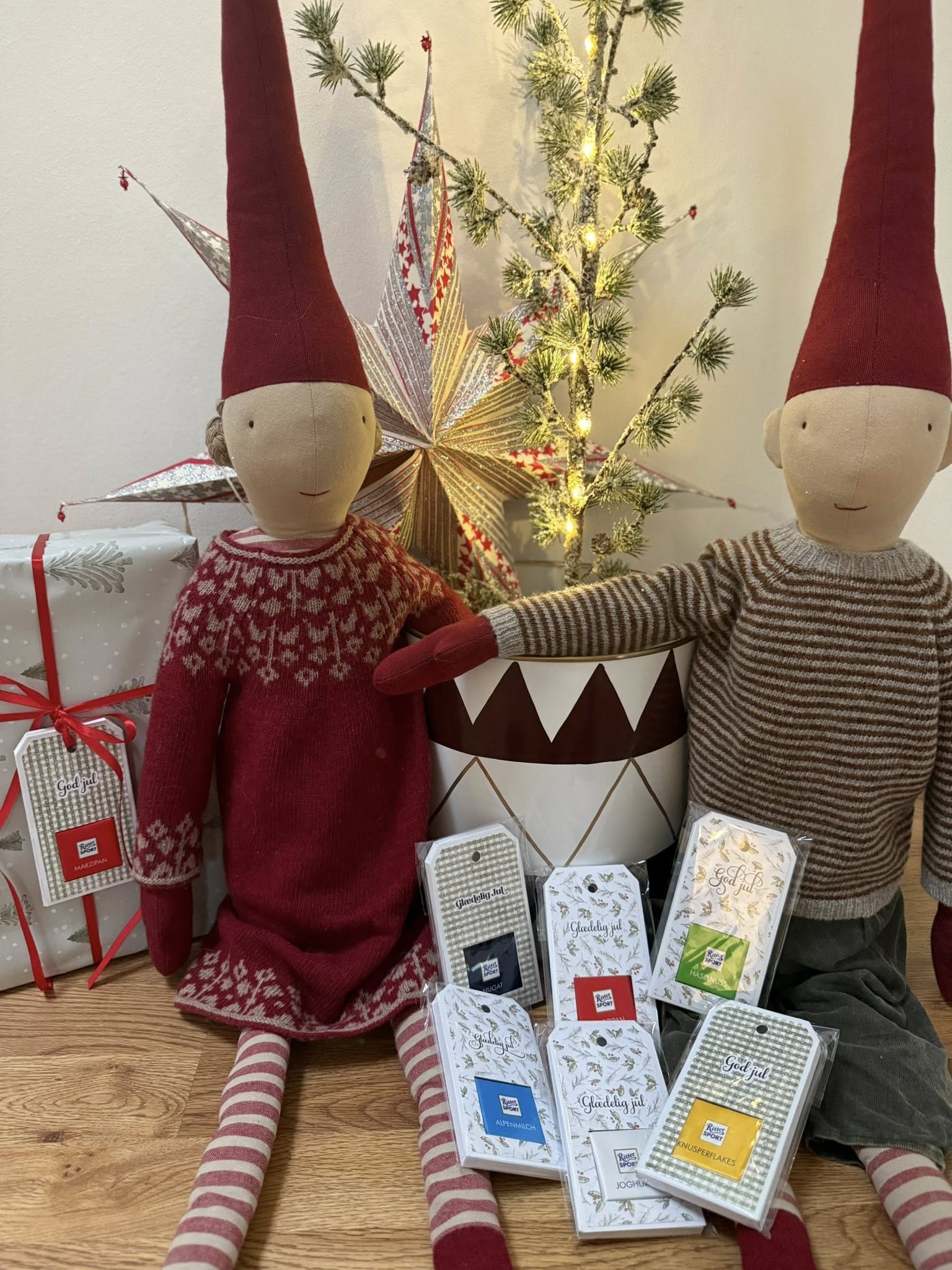 Til og fra kort med chokolade (sælges kun til forudbestilling)