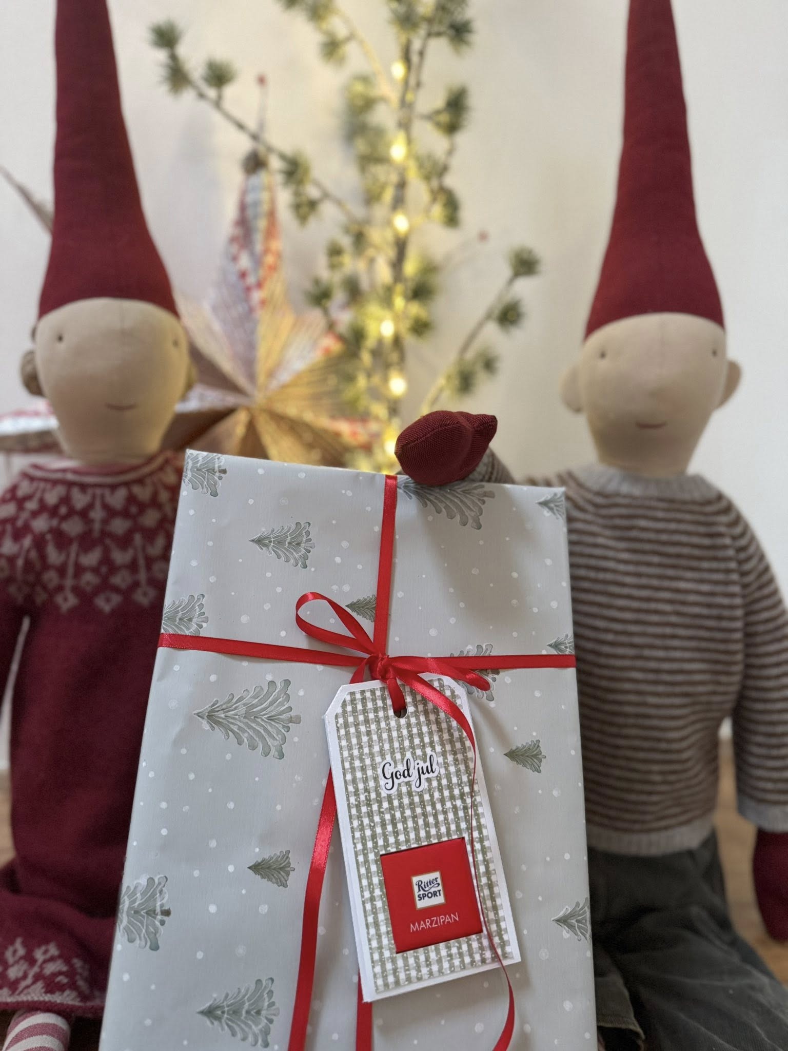 Til og fra kort med chokolade (sælges kun til forudbestilling)